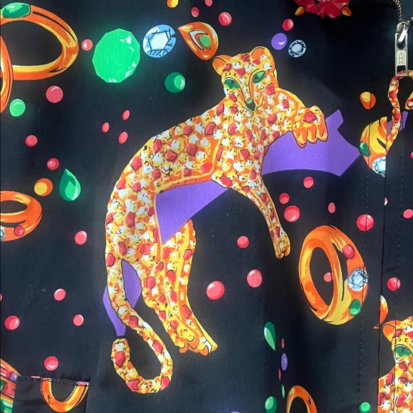 Vintage silky jacket - Picture 2 of 5